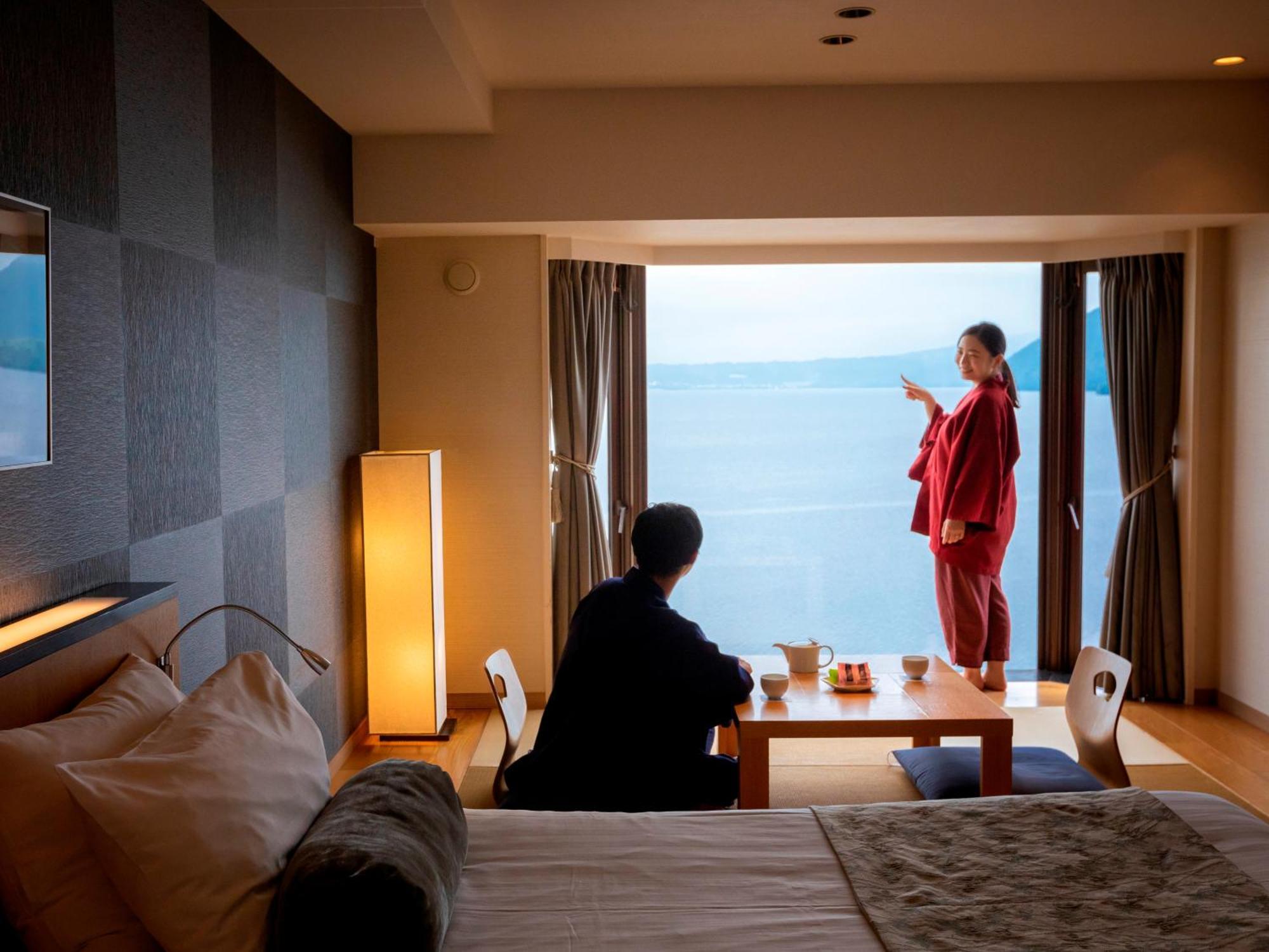 The Lake View Toya Nonokaze Resort Toyako Ngoại thất bức ảnh